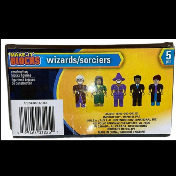 Make It Blocks Wizards Sorcerers 5 Pieces Compatible w/ Leading Toy Brick Brands - Picture 6 of 9